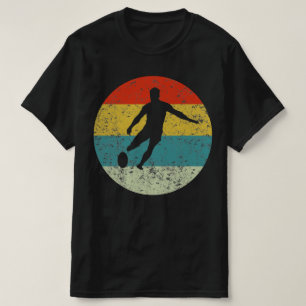 RUGBY retro silhouette 70s T-shirt