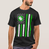 Rugby Retro St Patricks Day Irish Sport American F T-shirt (Voorkant)
