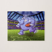 Rugby Rhinoceros Legpuzzel (Horizontaal)