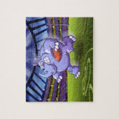 Rugby Rhinoceros Legpuzzel (Verticaal)