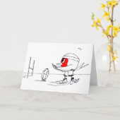 Rugby Robin Kaart (Gele Bloem)