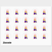 rugby ronde sticker (Vel)