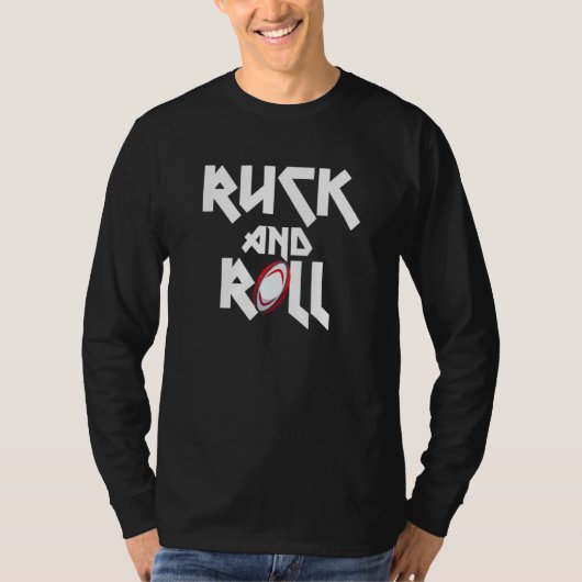 Rugby Ruck en Roll T-shirt (Voorkant)