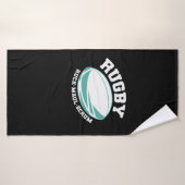 Rugby Ruck Maul Scrum Football Sport Badhanddoek (Badhanddoek)