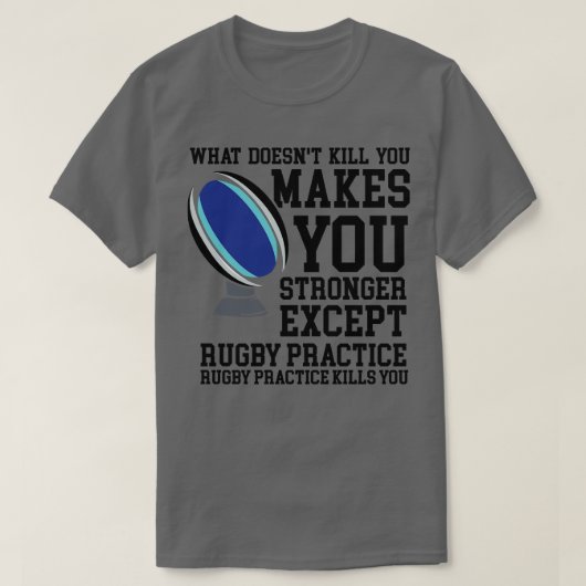 Rugby Rugby Player T-shirt (Design voorkant)