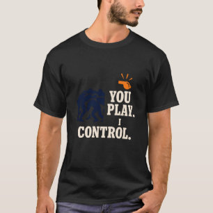 Rugby Scheidsrechter Leven Wedstrijd Officiële Flu T-shirt