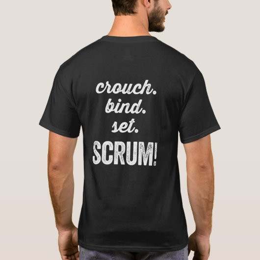 Rugby Scrum T-shirt (Achterkant)