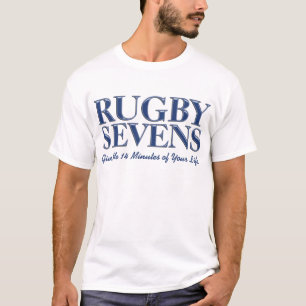 Rugby Sevens Blue geeft 14 minuten van je leven T-shirt