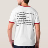 RUGBY, sinds 1871 T-shirt (Achterkant)