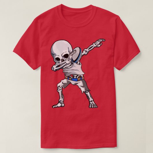 Rugby Skeleton Halloween Men Boys Kids Halloween C T-shirt (Design voorkant)