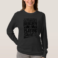 Rugby speler Rugby Bal Dit is mijn Rugby Spelen