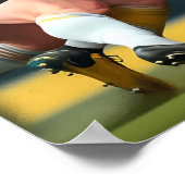 Rugby Spelers Art Print (Hoek)