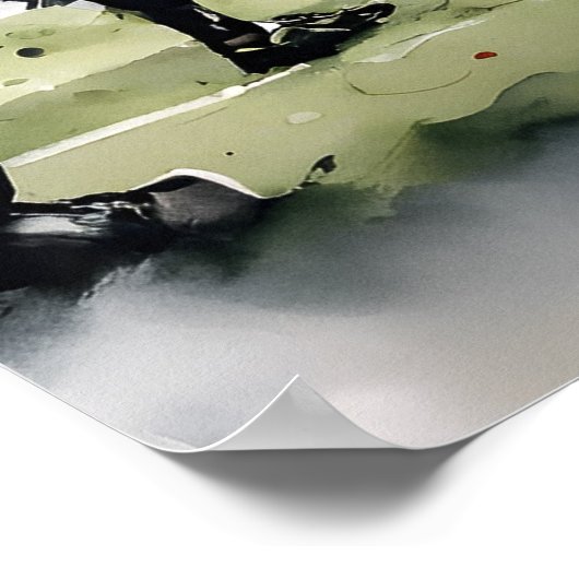 Rugby Spelers Art Print (Hoek)