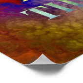 Rugby-spelers met streefcijfer voor succes poster (Hoek)