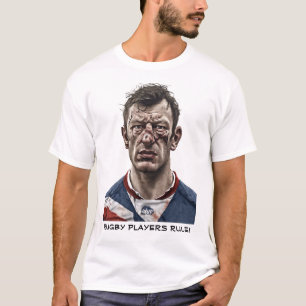 Rugby Spelers Regel T-shirt