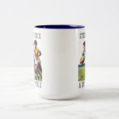 Rugby Spelers Two-Tone Mok (Center)