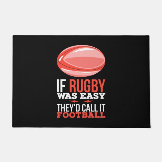 Rugby Sport Gift Deurmat (Voorkant)