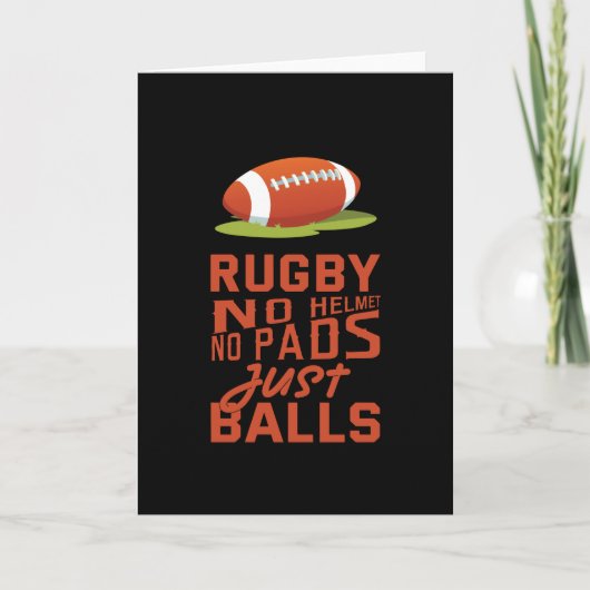 Rugby Sport Gift Kaart (Voorkant)