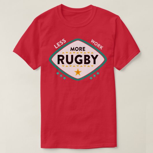 Rugby Sports Gift T-shirt (Design voorkant)