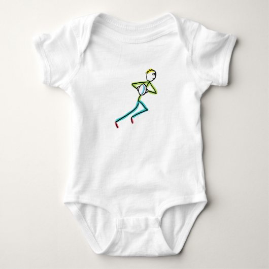 Rugby Stickman Romper (Voorkant)