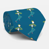 Rugby Stickman Stropdas (Opgerold)