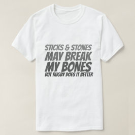 Rugby Sticks and Stones T-shirt