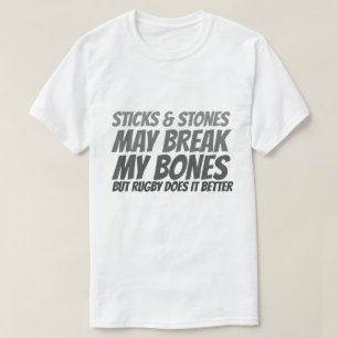 Rugby Sticks and Stones T-shirt