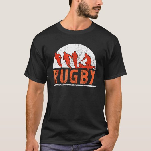 Rugby stijl t-shirt (Voorkant)