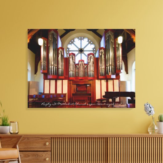Rugby Street Methodist Canvas Afdruk (Insitu (Woonkamer))