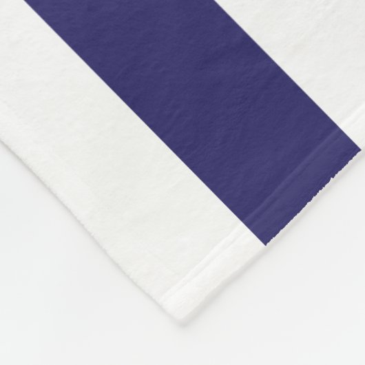 Rugby Stripes Alligator Personaliseer Fleece Deken (Hoek)