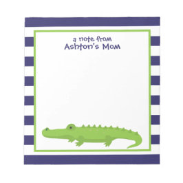 Rugby Stripes Alligator Personeel Notitieblok
