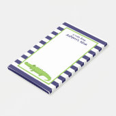 Rugby Stripes Alligator Post-it Notitieblok Post-it® Notes (Schuin)