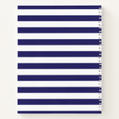 Rugby Stripes Alligator Spiral Notitieboek (Achterkant)