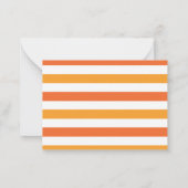 Rugby Stripes Lion Valentijnse klaslokaalkaarten Notitiekaartje (Achterkant)