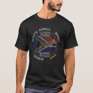 Rugby supporter ZA 2023 Frankrijk schetsboek sche T-shirt