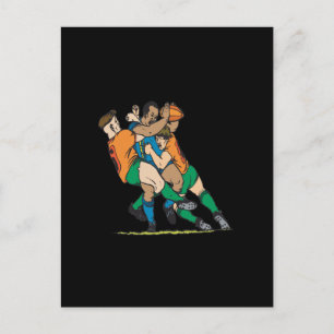 Rugby Tackle 2 Briefkaart