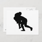 Rugby Tackle Briefkaart (Voorkant / Achterkant)