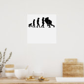 Rugby Tackle Evolution Poster (Keuken)
