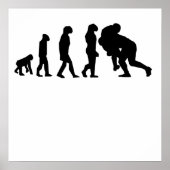 Rugby Tackle Evolution Poster (Voorkant)