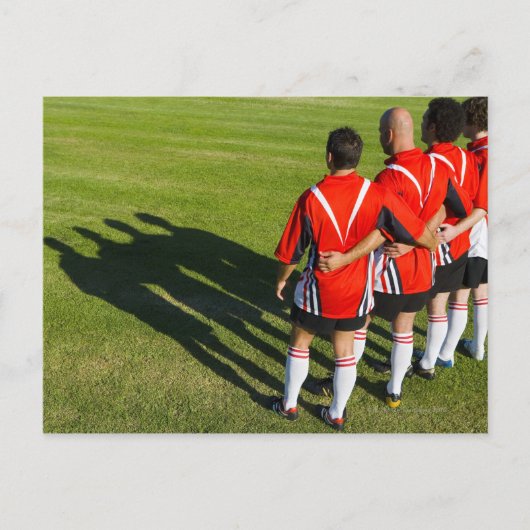 Rugby-teamgenoten Briefkaart (Voorkant)
