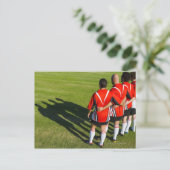 Rugby-teamgenoten Briefkaart (Staand voorkant)