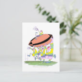 Rugby teamwork voor Tony Fernandes Briefkaart (Staand voorkant)