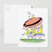 Rugby teamwork voor Tony Fernandes Briefkaart (Voorkant / Achterkant)