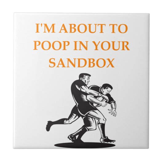 RUGBY TEGELTJE (Voorkant)