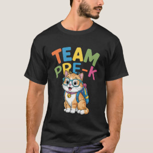 Rugby Terug Naar School Kat T-shirts Team Pre-k Jo