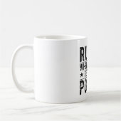 Rugby Trying Gets you points - Funny Rugby Gift Koffiemok (Links)