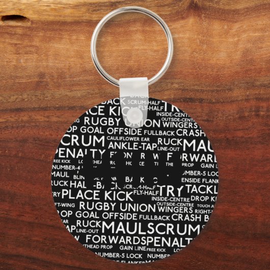Rugby Union Gifts Sleutelhanger (Voorkant)