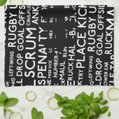 Rugby Union Gifts Tea Towel Theedoek (Gevouwen)