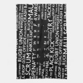 Rugby Union Gifts Tea Towel Theedoek (Verticaal)