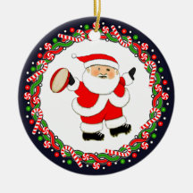Rugby-vakantiegeschenk keramische ornament